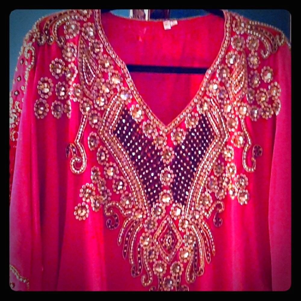 Dubai chiffon Kaftan